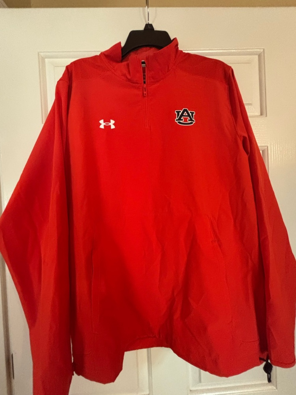 Under Armour Auburn University Orange Quarter-Zip Pullover